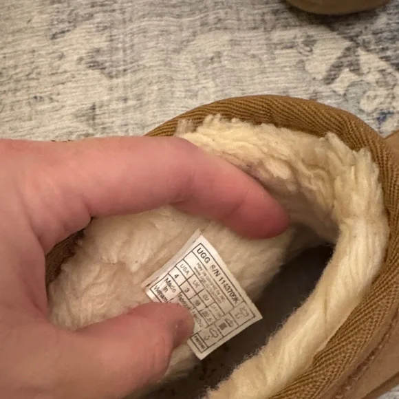 UGG Tan Shearling Lined Boots